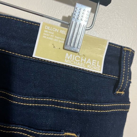 NWT Michael Kors Indigo Blue Jeans Size 10 - Picture 5 of 9